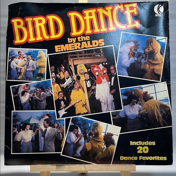 Black and Yellow Bird Dance Vinyl Record - Picture 1 of 6